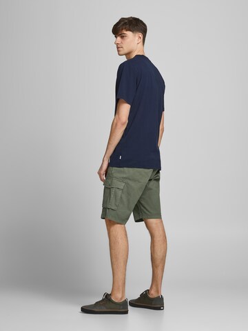 JACK & JONES Regular Cargo Pants 'Zack' in Green