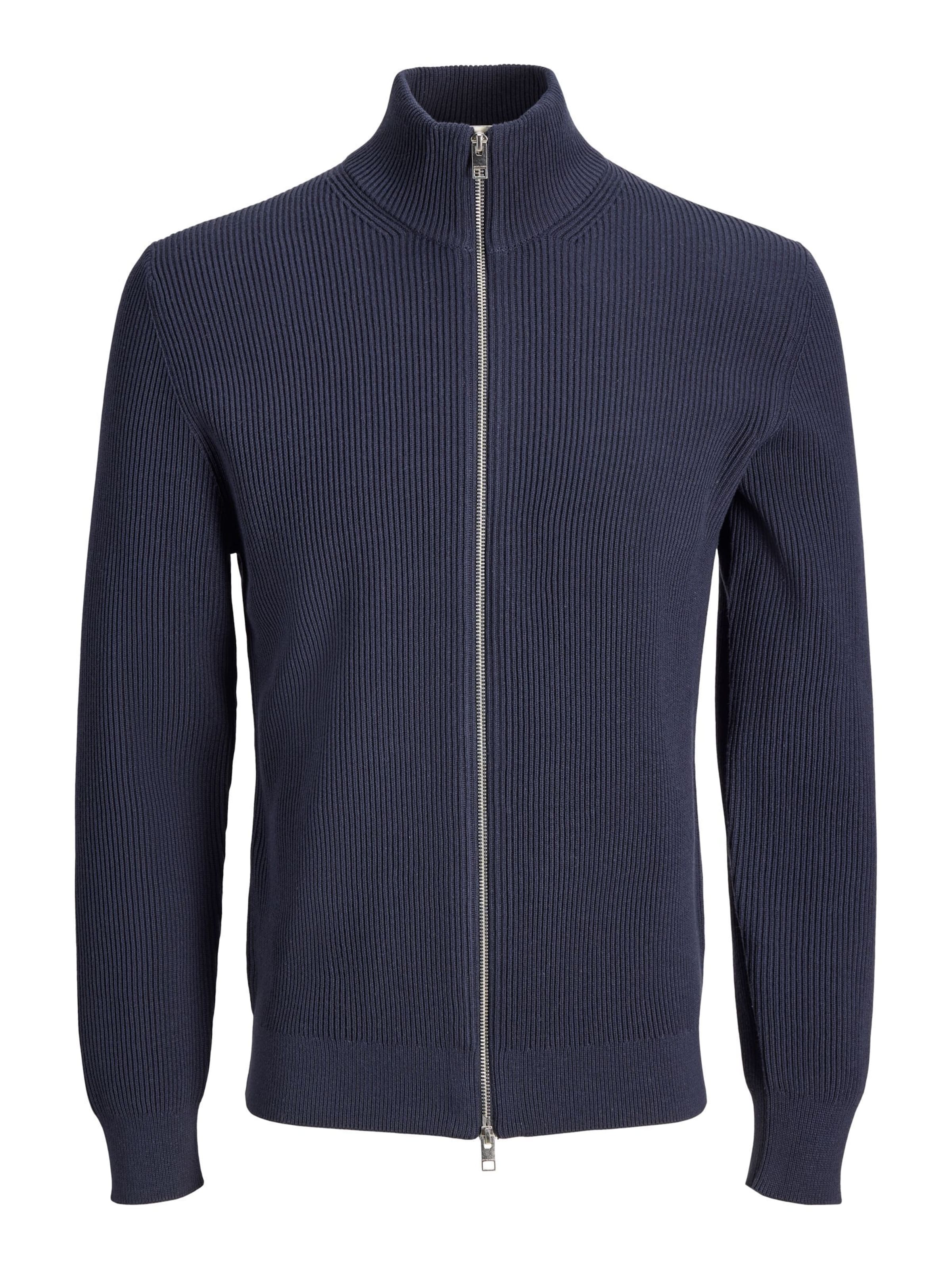JACK & JONES Vestes en maille en XXXL en bleu nuit, Vue avec produit