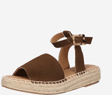 ESPRIT Sandals 'Clara' in Brown: front