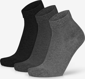 Chaussettes normani en gris : devant