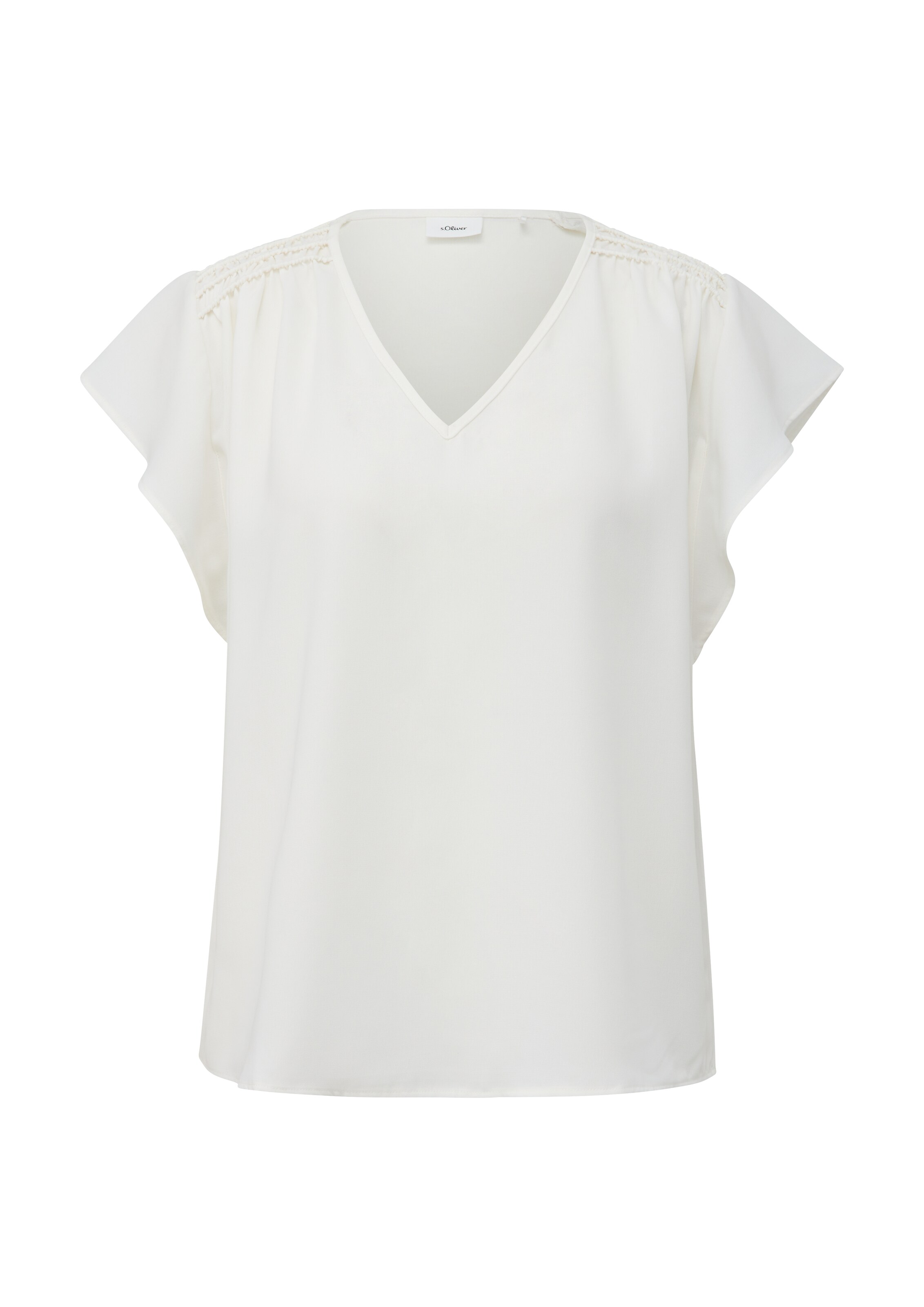 Chemisier s.Oliver BLACK LABEL en blanc : devant