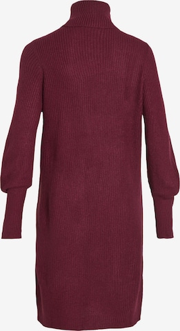 VILA Knitted dress 'Lou' in Red