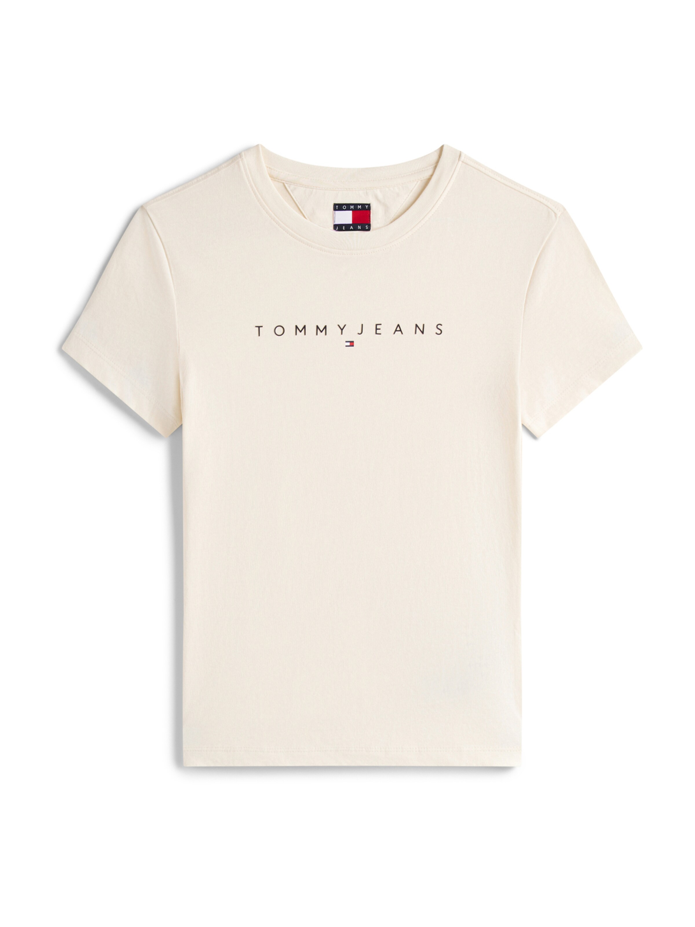 Tommy Jeans Tričko - Béžová: predná strana