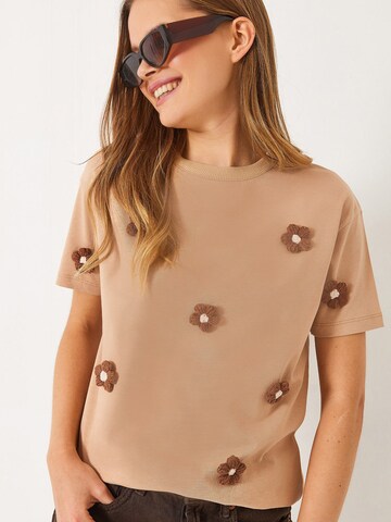 Bianco Lucci Shirts i beige