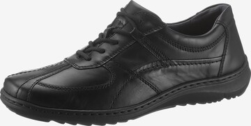 WALDLÄUFER Athletic Lace-Up Shoes in Black: front