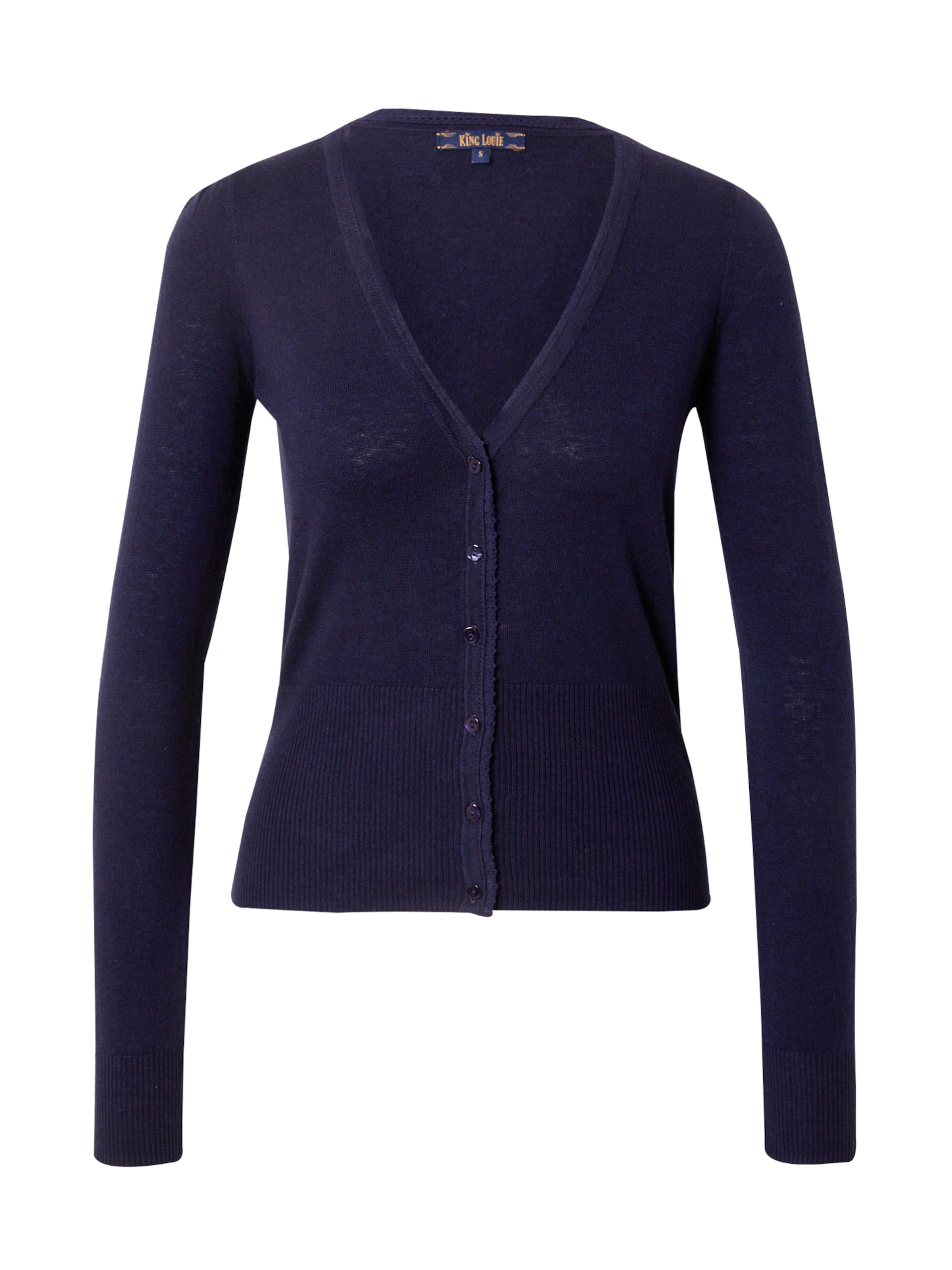 King Louie Knit cardigan in Blue: front