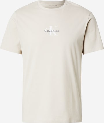 Calvin Klein JeansMajica - bež boja: prednji dio