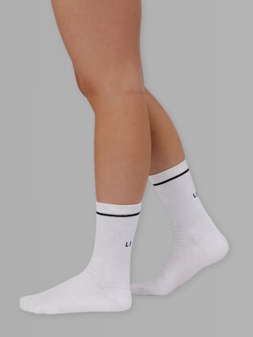 Lifters Sports socks 'Race' in White