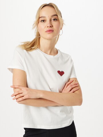 VERO MODA - Camiseta en blanco: frente