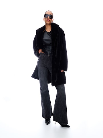 Bershka Winter Coat in Black