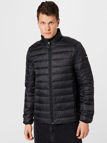 Veste mi-saison Calvin Klein en noir : devant