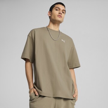 T-Shirt 'Wardrobe Ess' PUMA en vert