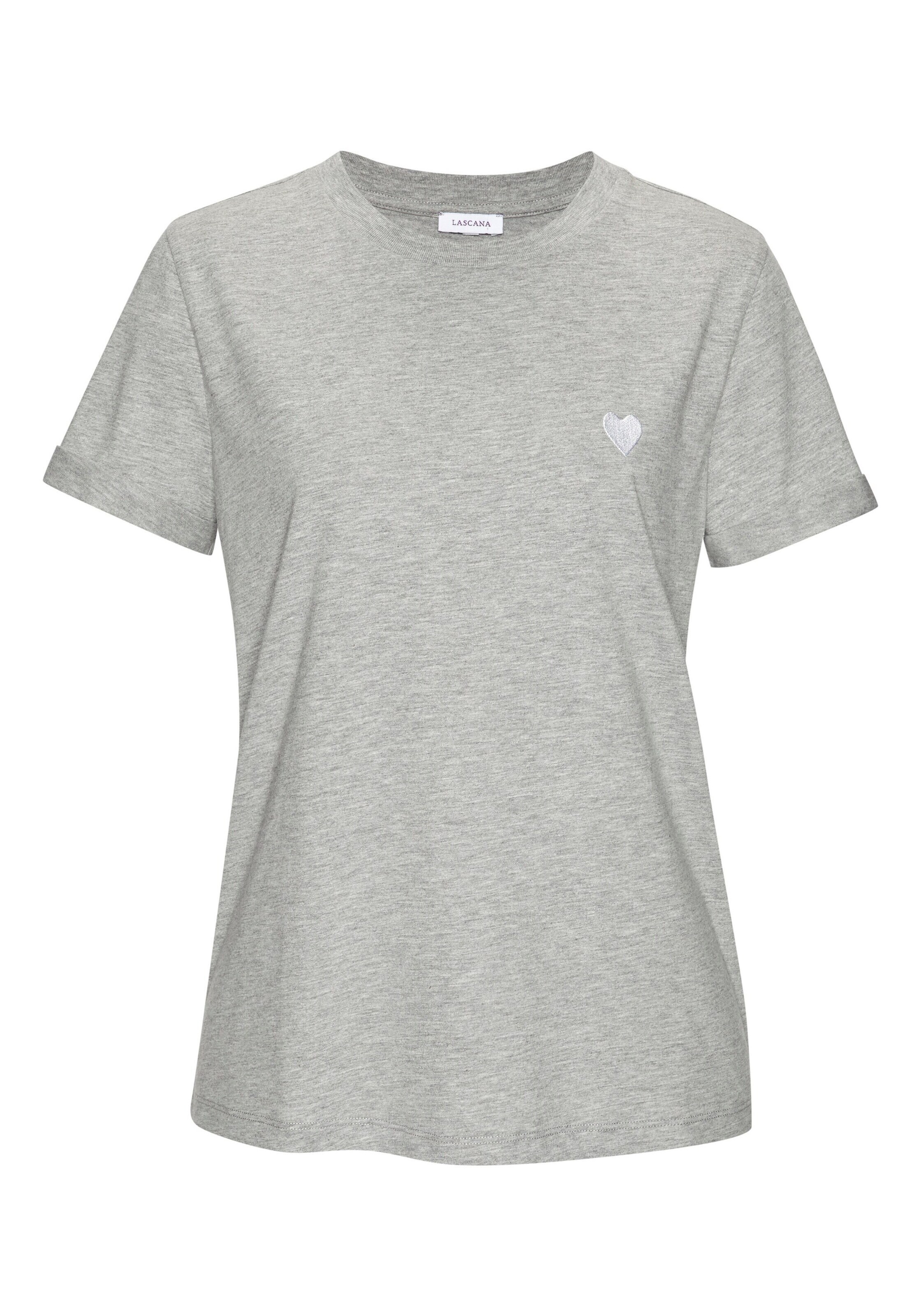 LASCANA Tričko - Sivá: predná strana