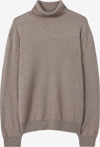 Pullover 'Men's Essential Turtleneck Cashmere Sweater' di GOBI Cashmere in grigio: frontale