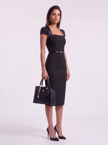 AUDRAY - Vestido de tubo 'MARRLENE' en negro: frente