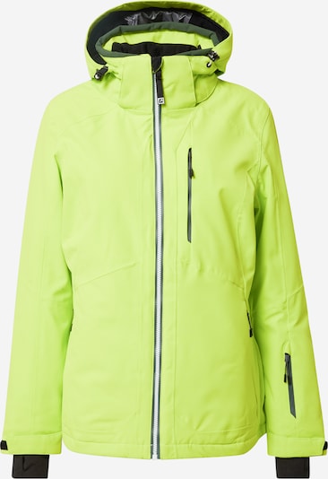 KILLTEC Sportjacke in neongrün / dunkelgrün / schwarz, Produktansicht
