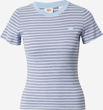 zils LEVI'S ® T-Krekls 'Rib Baby Tee': no priekšpuses