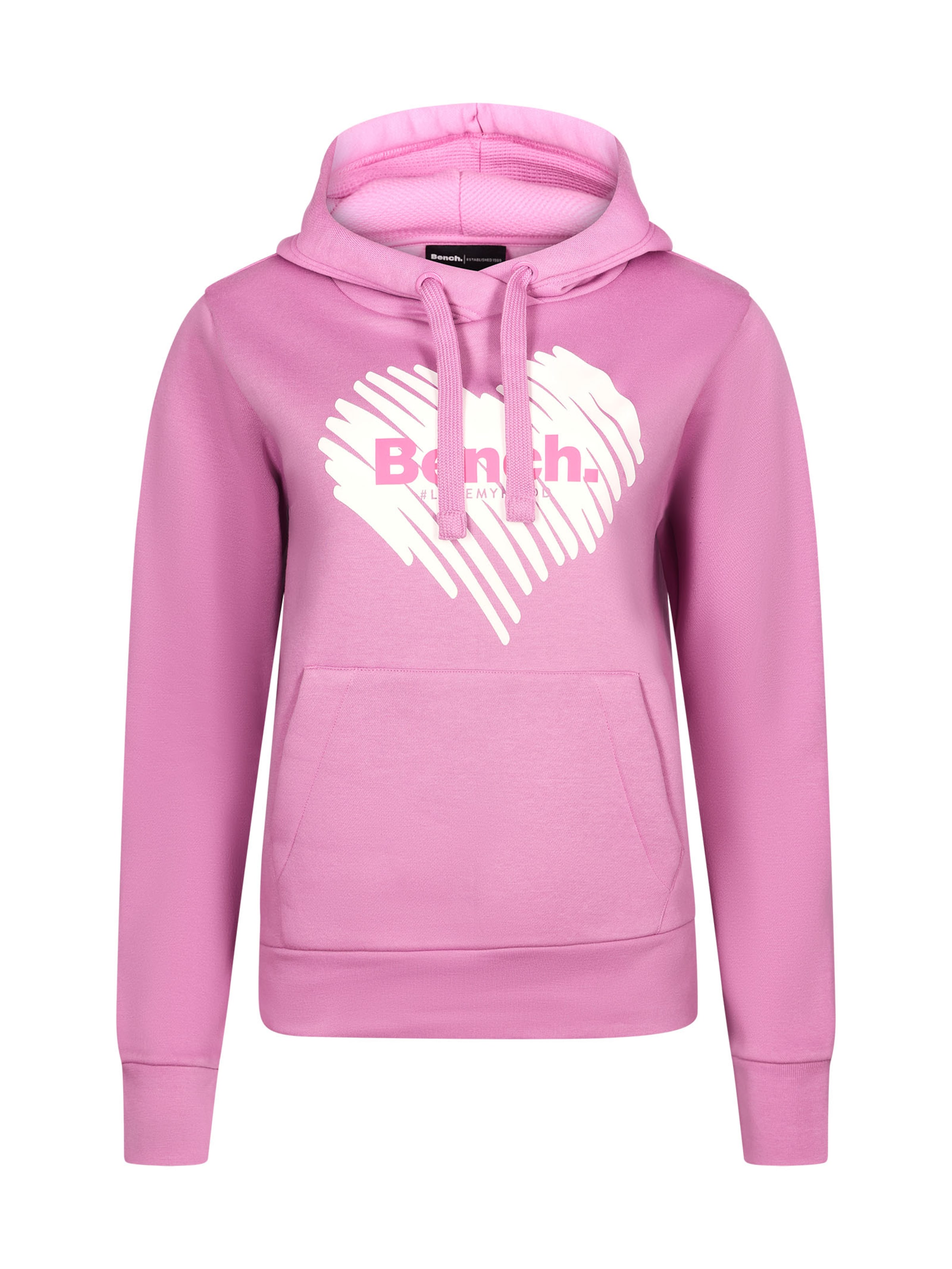 BENCH Sweatshirt in Lila: Vorderseite