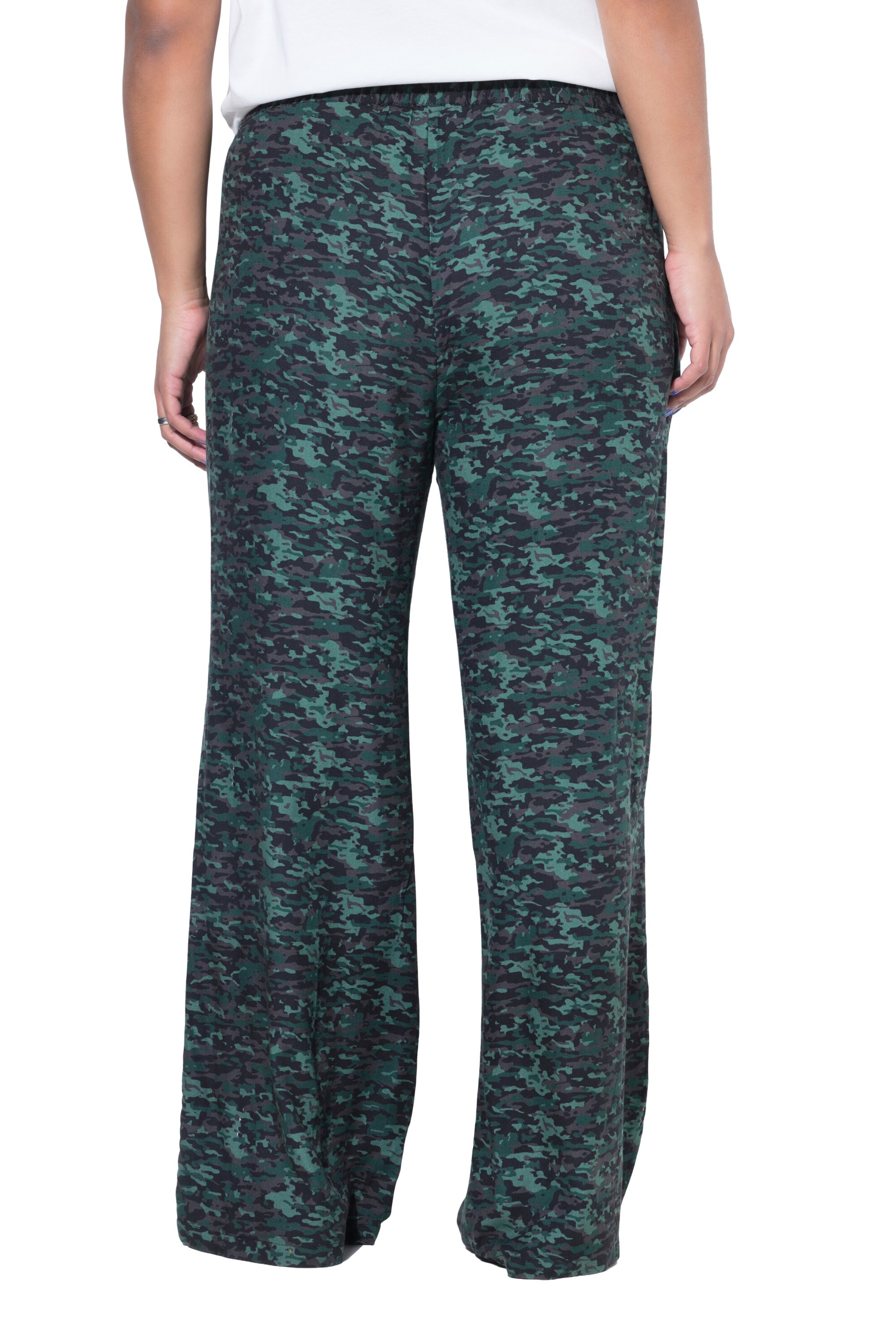 Studio Untold Wide Leg Hose in Grün