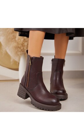 Ital-Design Stiefelette in Rot