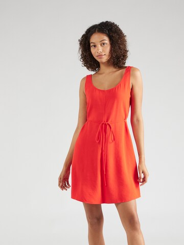 Calvin Klein Jeans Regular Zomerjurk in Oranje: voorkant