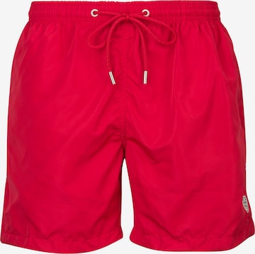 Shorts de bain 'Siro' 19V69 ITALIA en rouge : devant