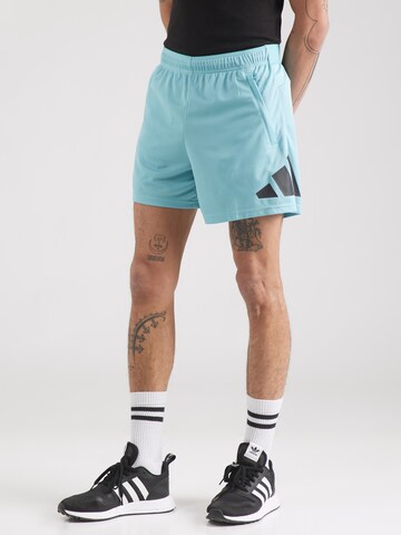 ADIDAS PERFORMANCE regular Παντελόνι φόρμας 'Essentials' σε πράσινο: μπροστά
