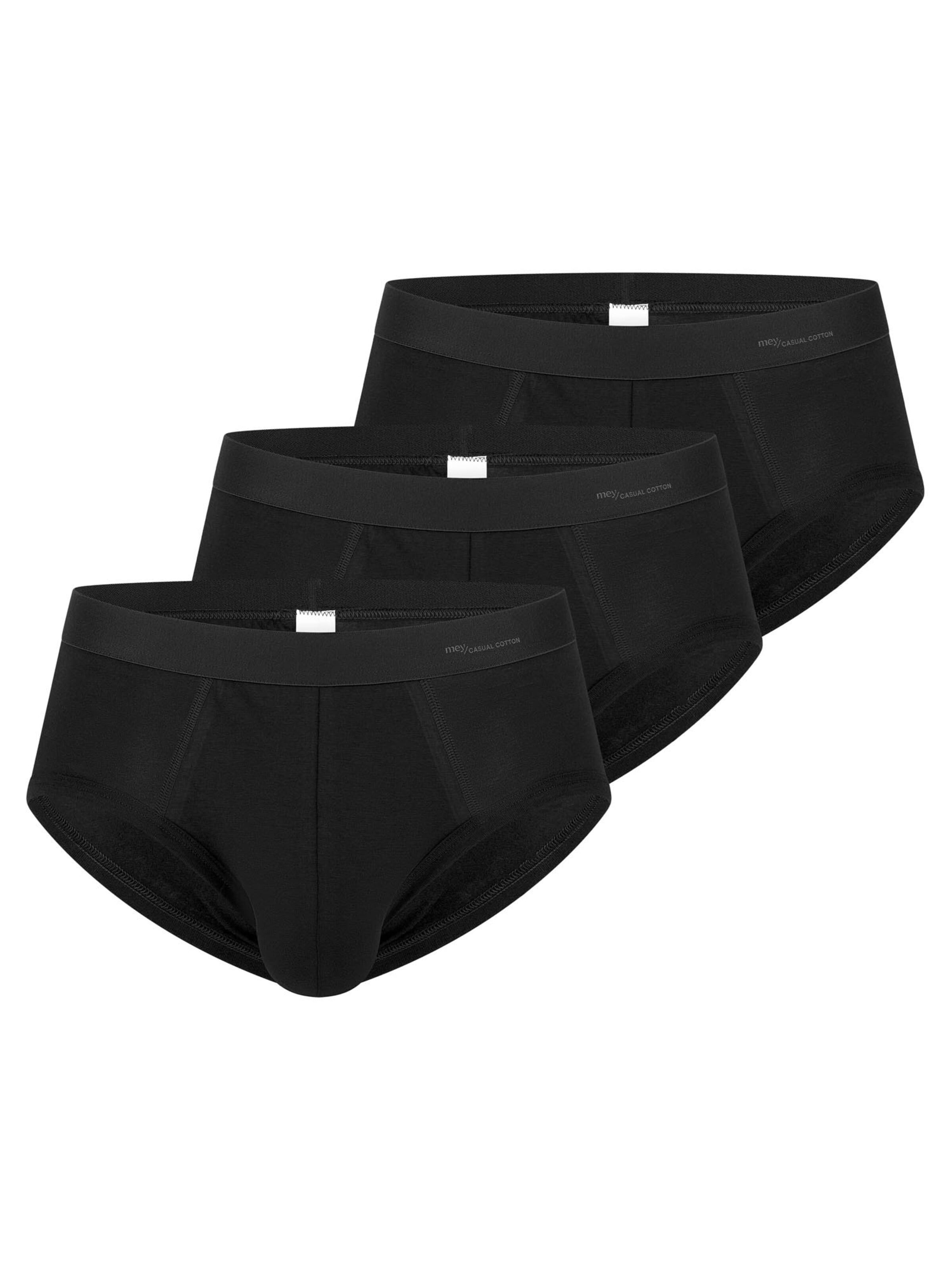Mey Slip 'Casual Cotton'‌‌ in Schwarz: Vorderseite