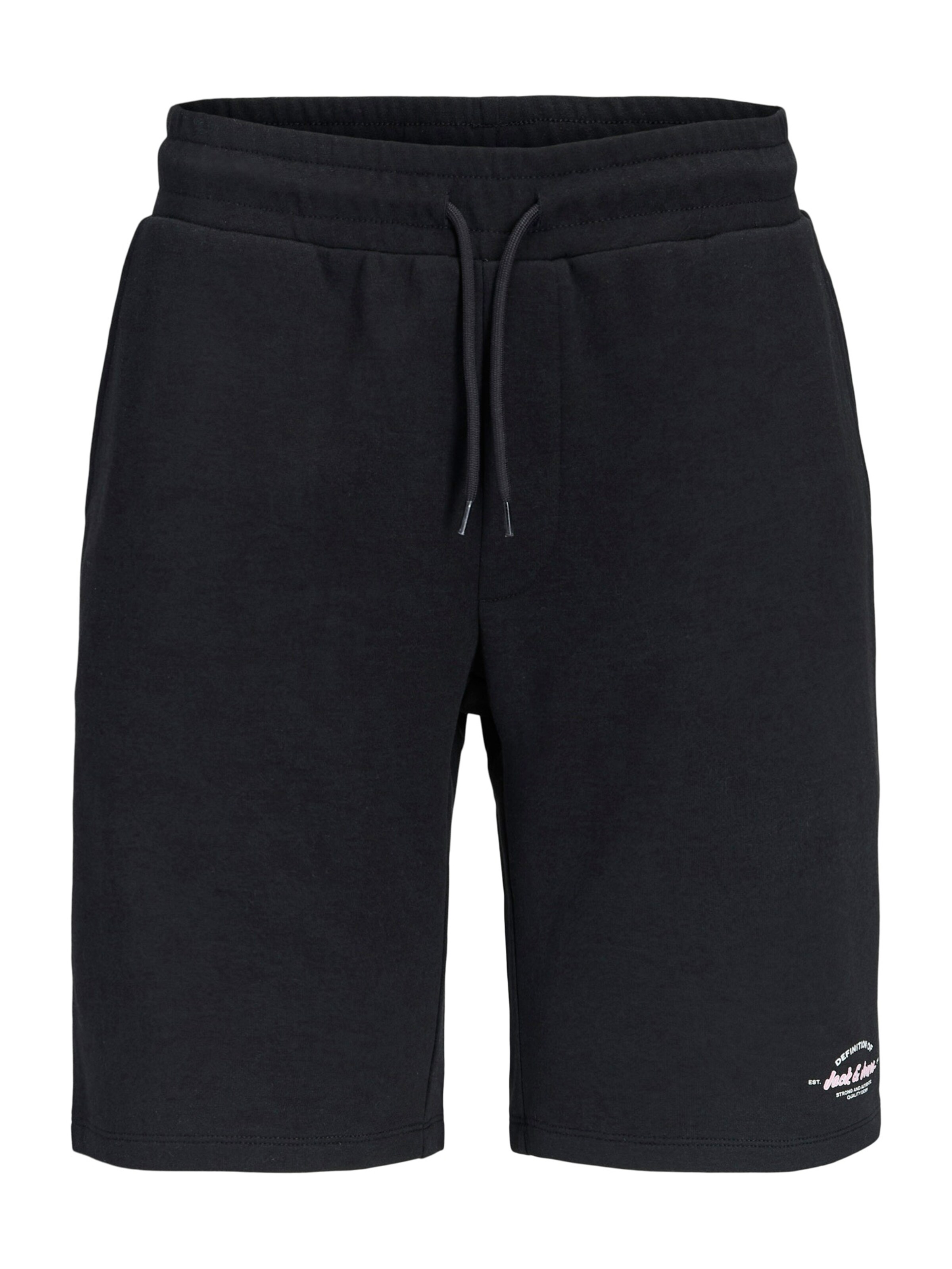 JACK & JONES - Pantalón 'JPSTGORDON BRANDON' en negro: frente