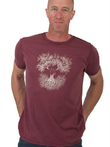 Life-Tree Shirt 'Fusion' in Rood