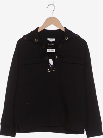 Reiss Sweatshirt & Zip-Up Hoodie in XS in Black: front