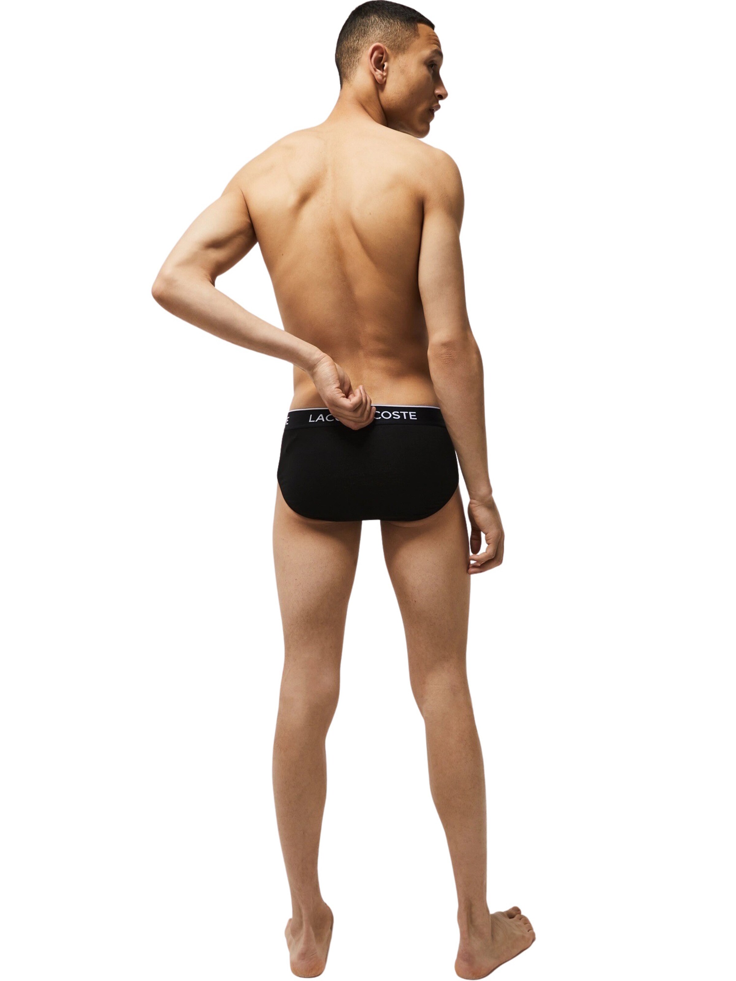 Slip LACOSTE en noir