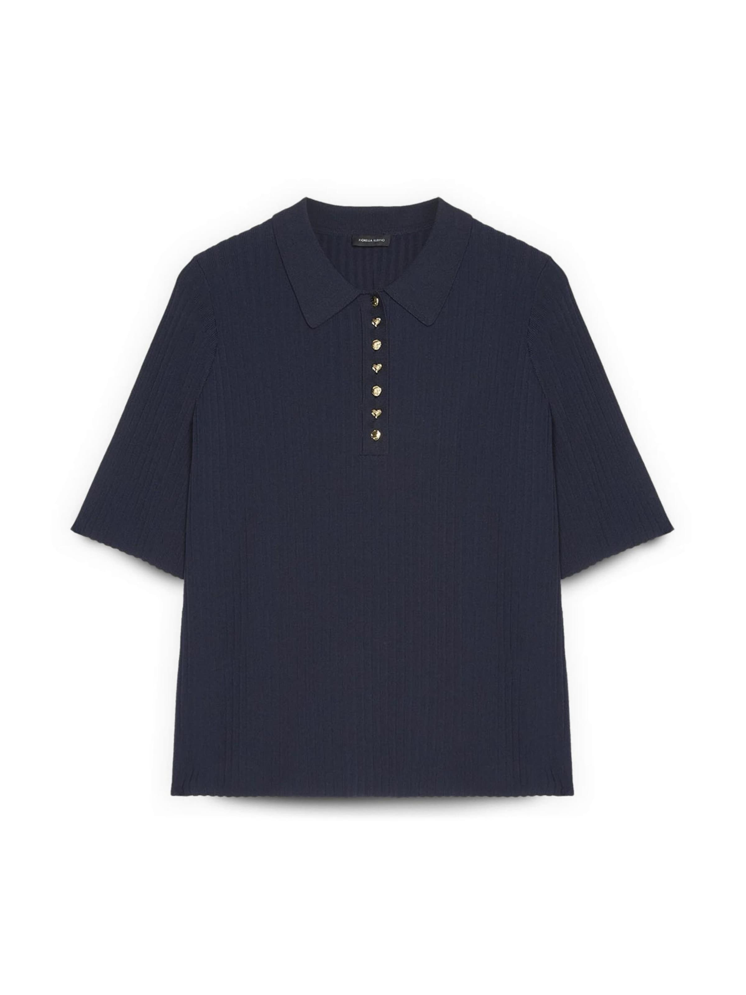 Maglietta di Fiorella Rubino in blu: frontale