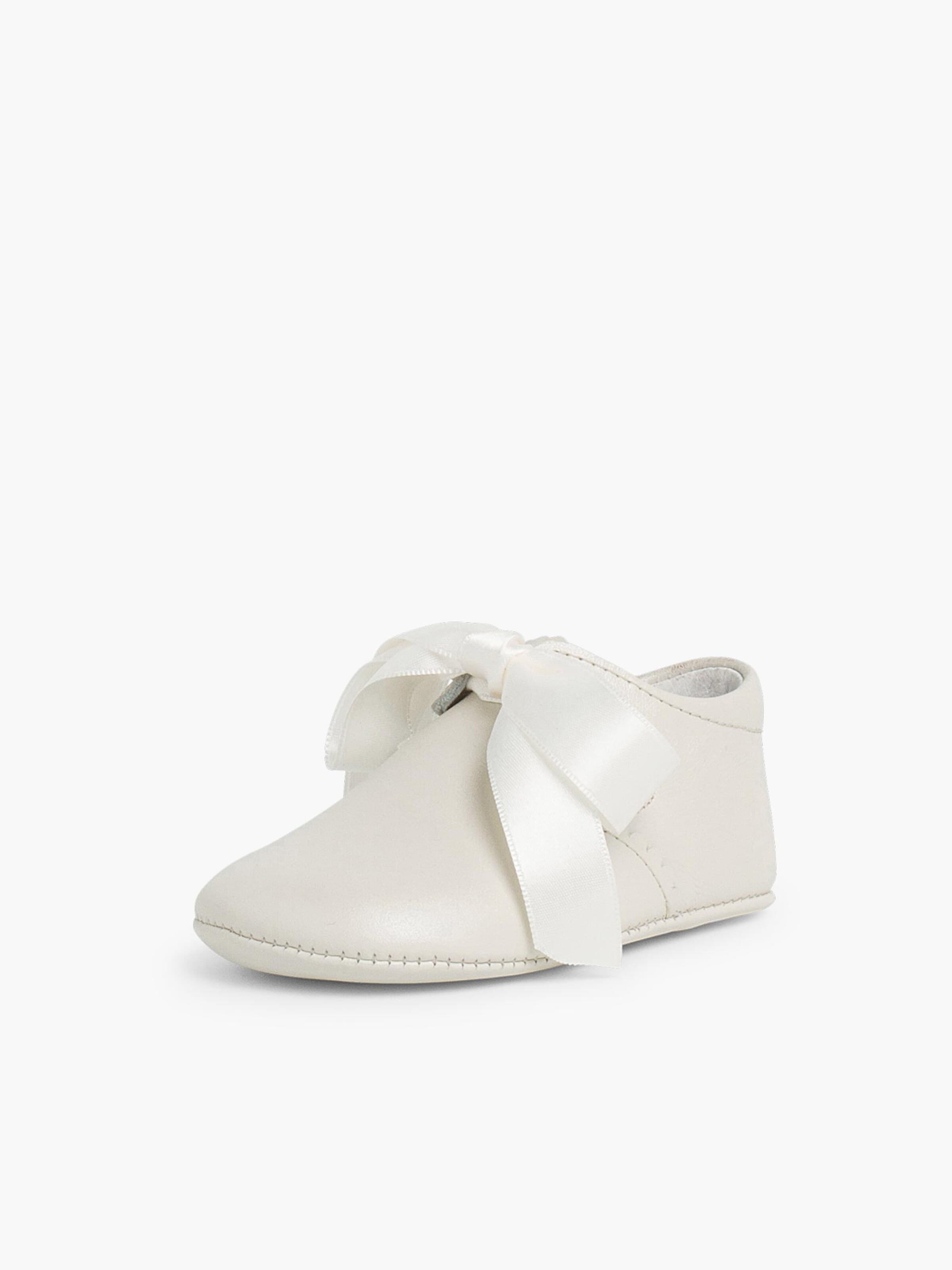 Pisamonas - Zapatos primeros pasos en beige: frente
