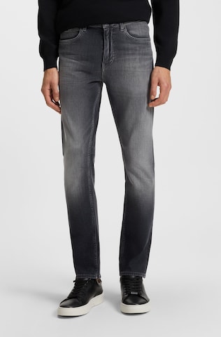 BOSS Slimfit Jeans 'Delaware' in Grau: Vorderseite
