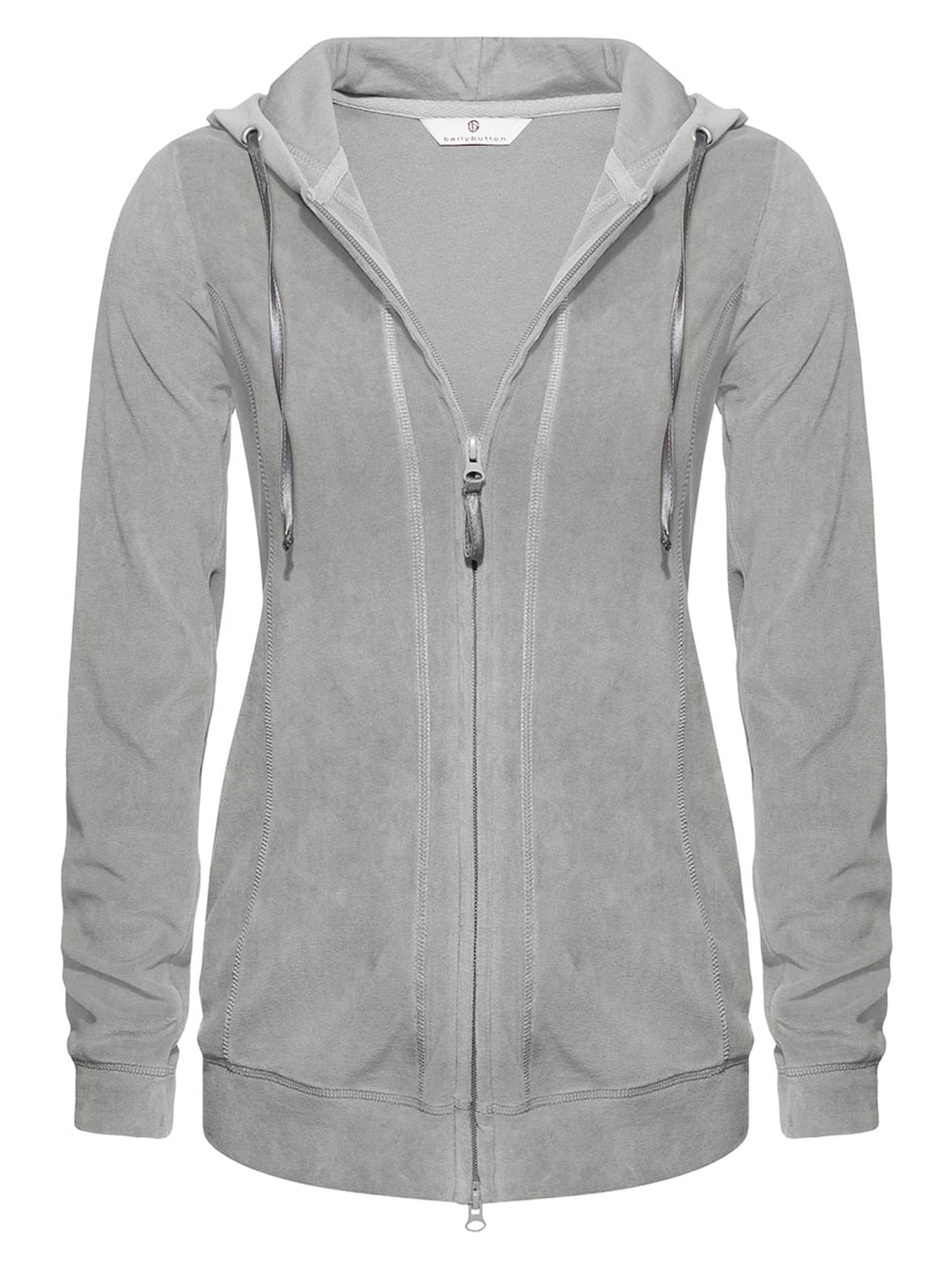 BELLYBUTTON Sweatjacke‌‌‌‌‌ in Grau: Vorderseite