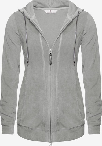 BELLYBUTTON Zip-Up Hoodie in Grey: front
