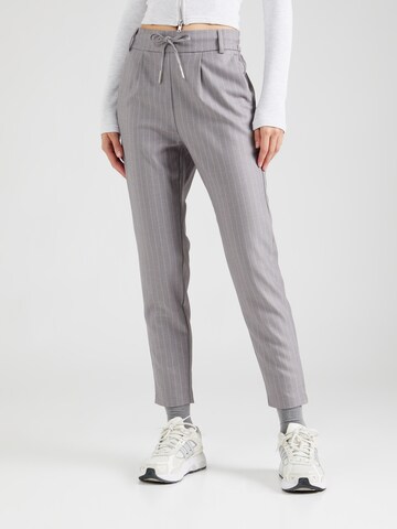 ONLY Regular Pleat-front trousers 'ONLPOPTRASH-NAJA' in Grey: front