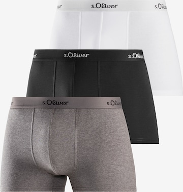 s.Oliver - Calzoncillo boxer en gris: frente