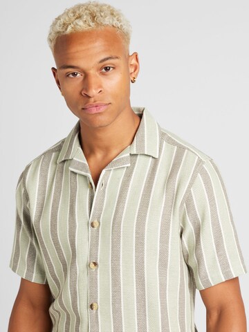 Only & Sons Regular Fit Hemd 'ONSTREV' in Grün