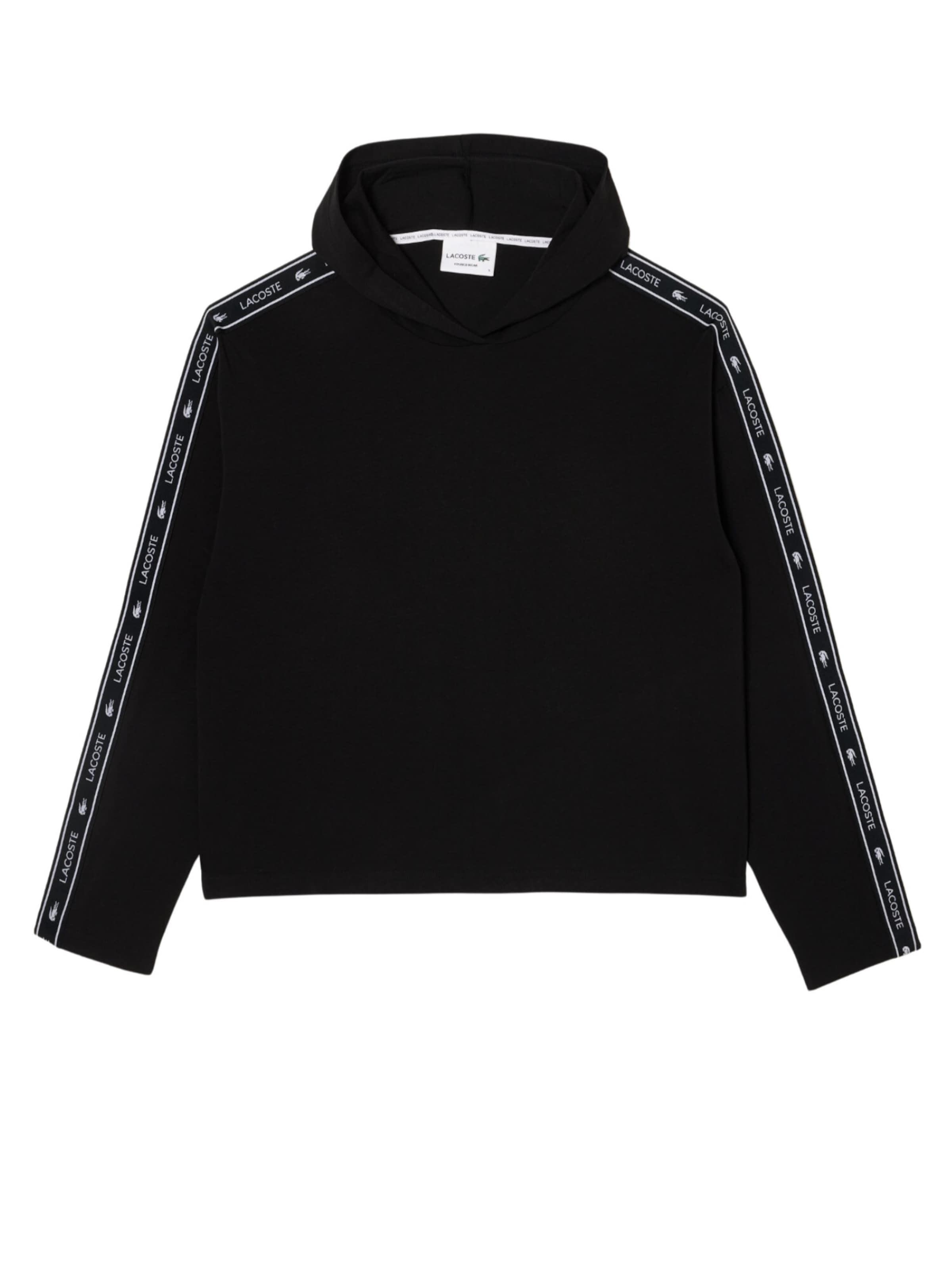 LACOSTE Sweatshirt in Black: front