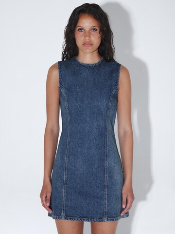 Dr. Denim Jurk 'Calista' in Blauw