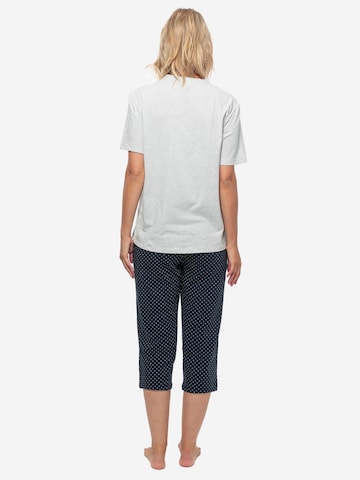 SCHIESSER Pyjama 'Cotton' in Blauw