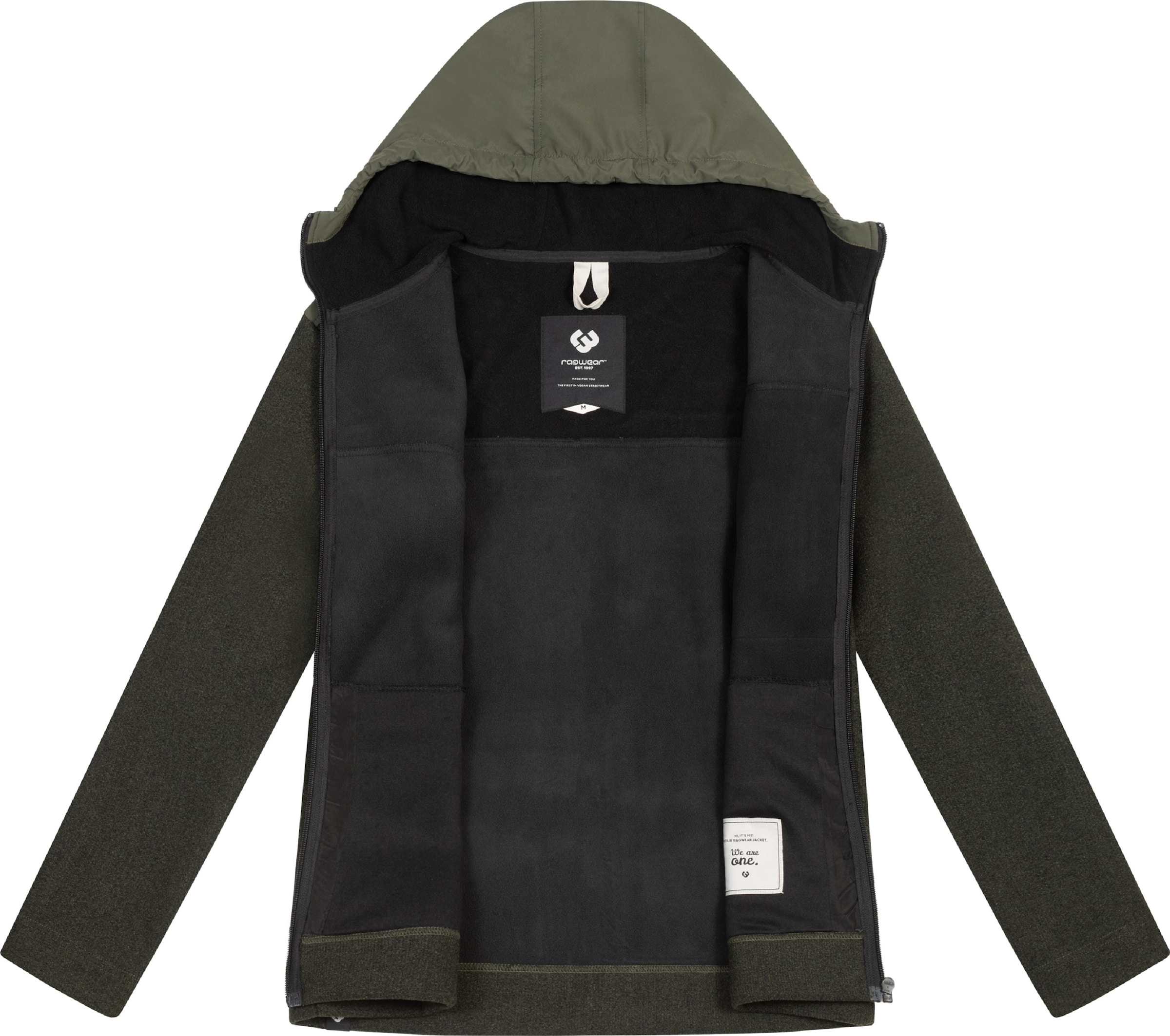 Ragwear Флисовая куртка 'Brodney' в Зеленый