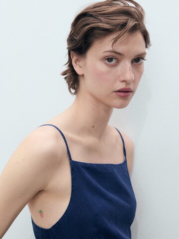MANGO Jumpsuit 'CRETA' in Blue