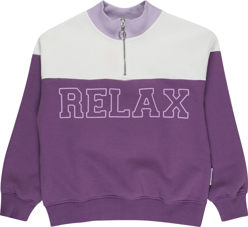 STACCATO Sweatshirt in Lavendel Dunkellila