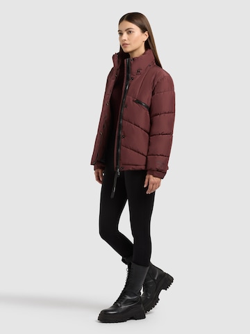 Giacca invernale 'Evande' di khujo in rosso