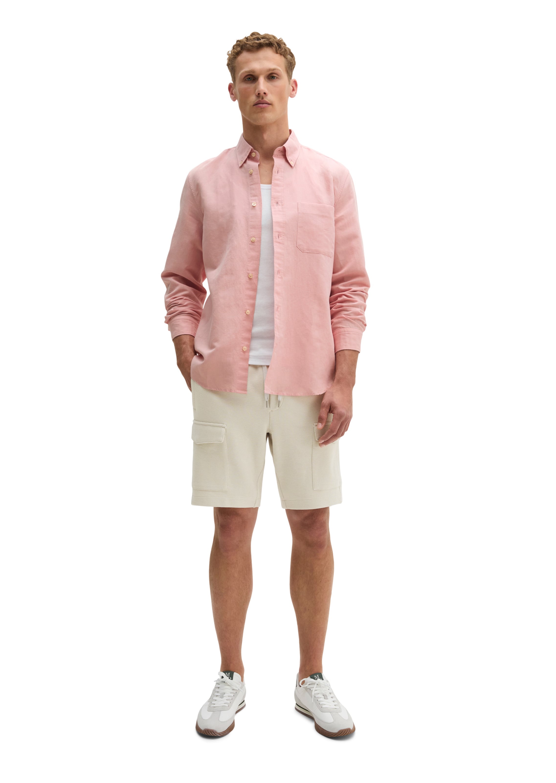 Coupe regular Chemise Marc O'Polo en rose