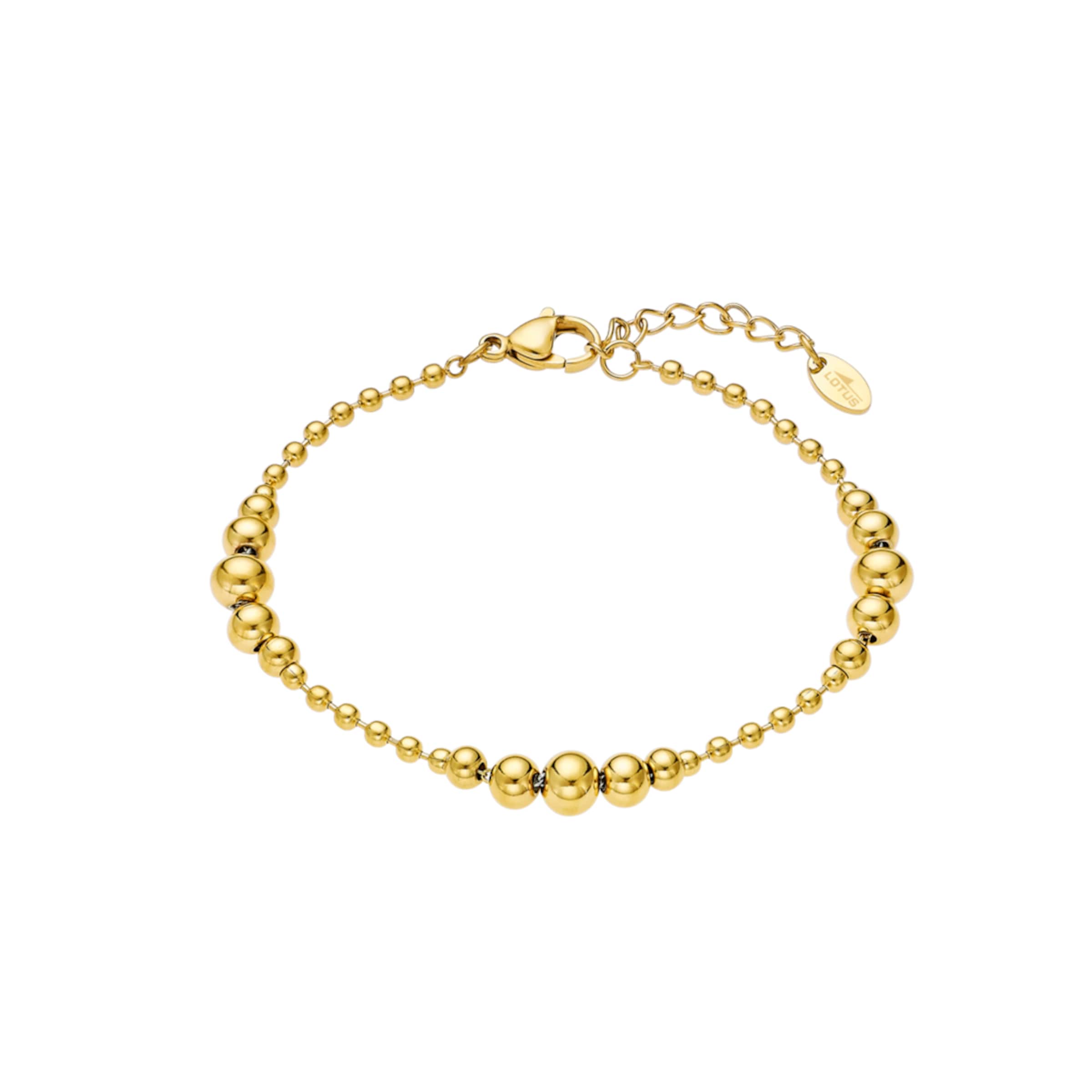 Lotus Uhr in Gold