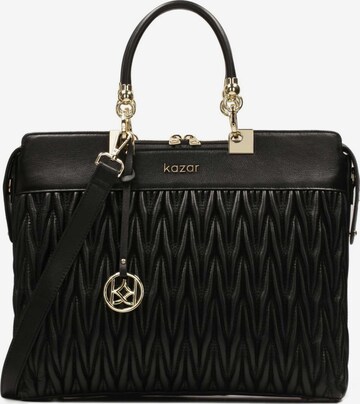 Kazar Handbag in Black: front